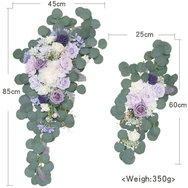 Wedding Arch Flowers Decor with Taro Purple Rose - Uflower