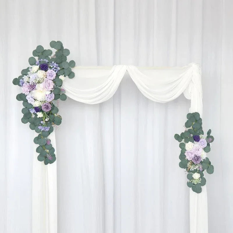 Wedding Arch Flowers Decor with Taro Purple Rose - Uflower