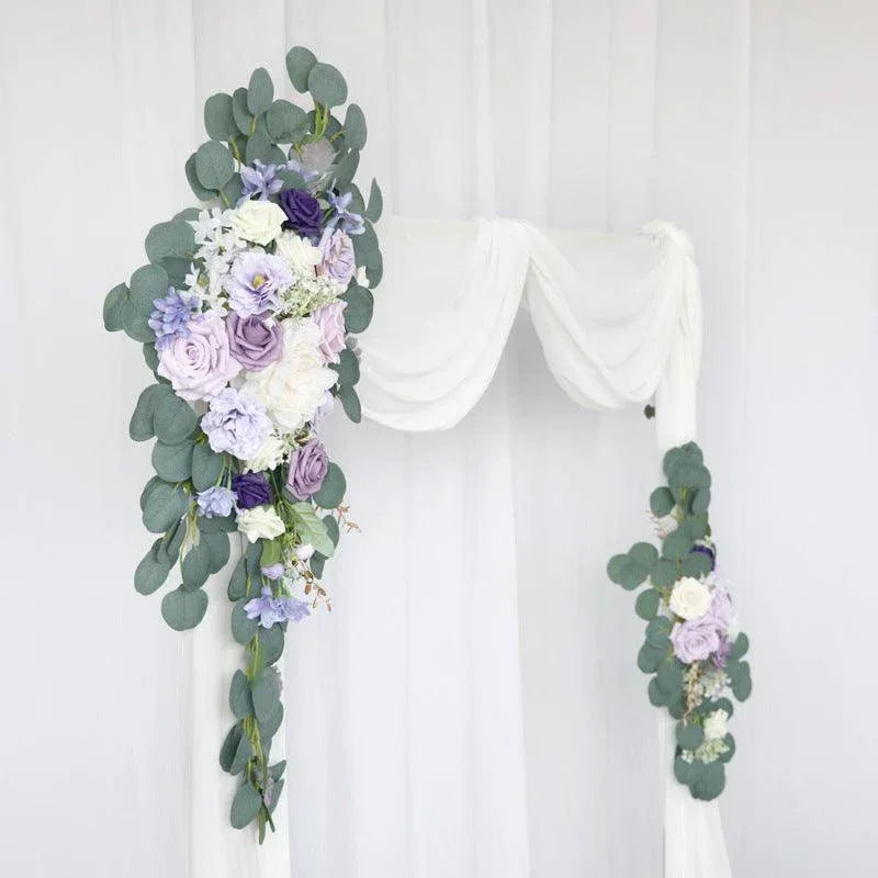 Wedding Arch Flowers Decor with Taro Purple Rose - Uflower