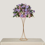 New Flower Ball Retro Purple Rose Wedding Proposal Party Centerpieces Decor - Uflower