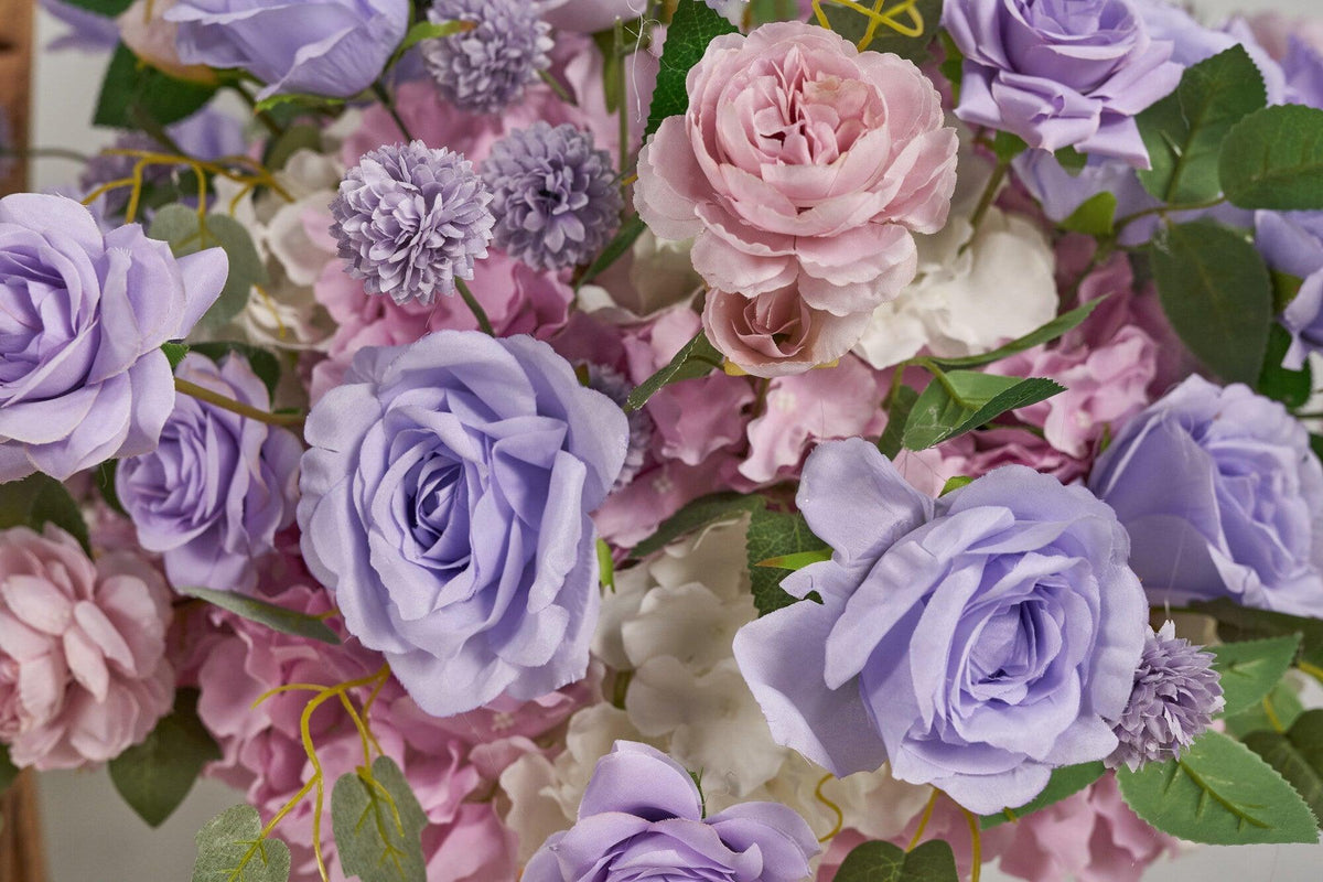 New Flower Ball Retro Purple Rose Wedding Proposal Party Centerpieces Decor - Uflower