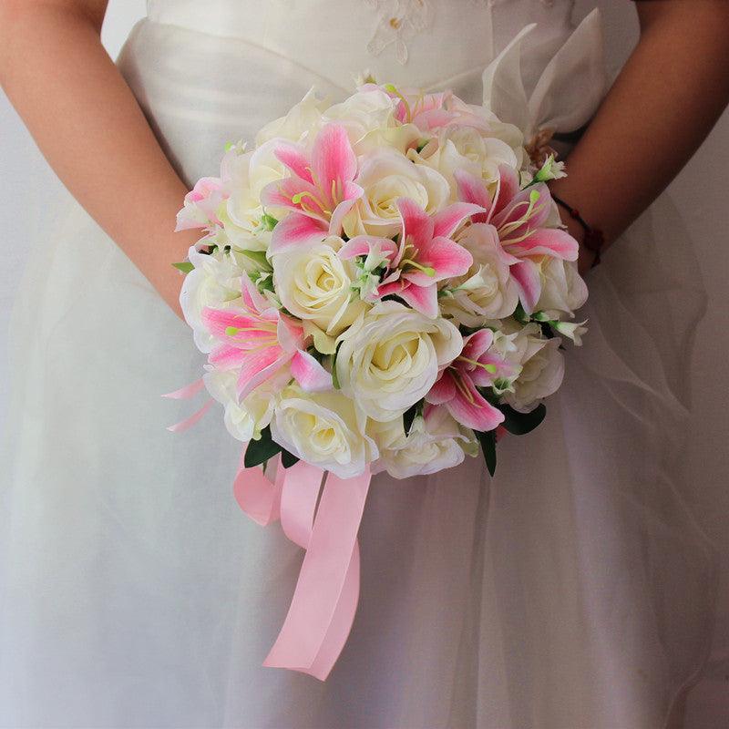 Bride Bouquet in Lily - 5 colors - Uflower
