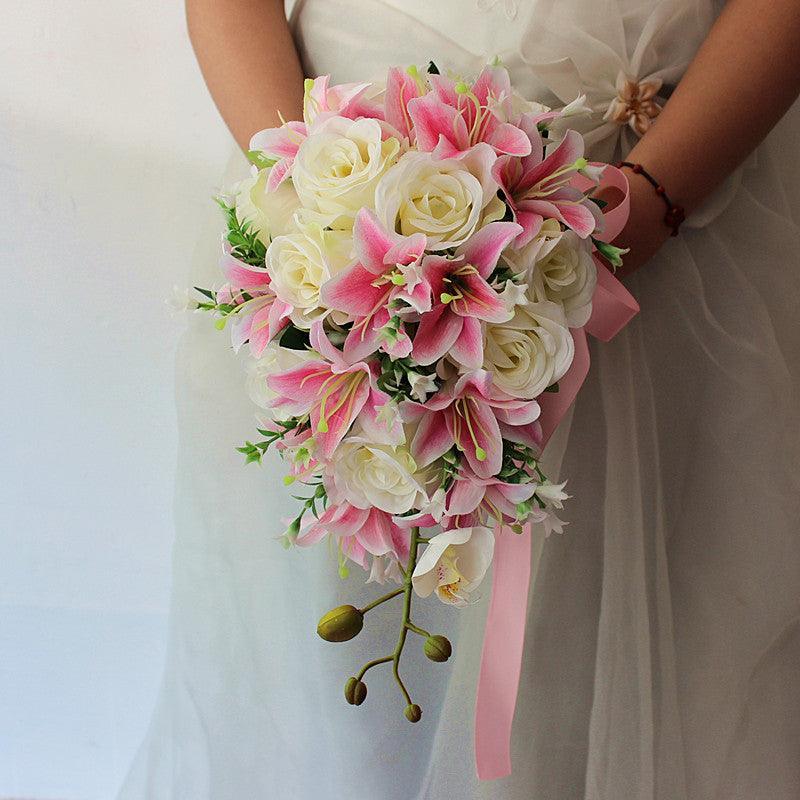 Bride Bouquet in Lily - 5 colors - Uflower