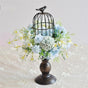 blue birdcage
