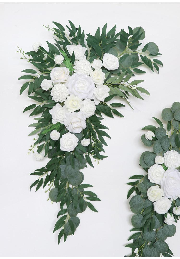 Wedding Arch Flowers Decor with White & Green Max - Uflower